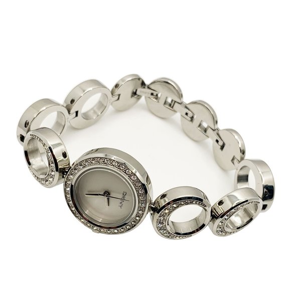 DKNY Ladies Bracelet Silver Dial Silver Watch NY36